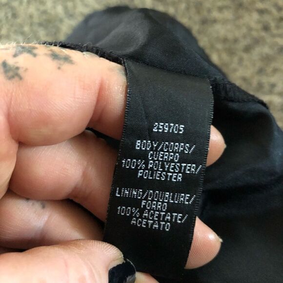 JS Boutique black one shoulder jeweled dress.size 12. - Picture 7 of 13